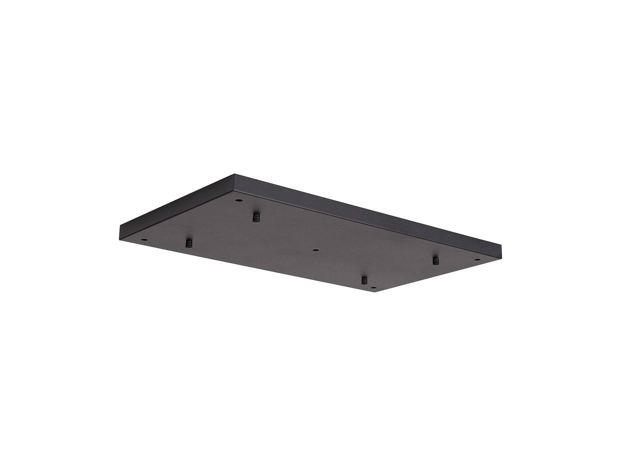 D0887BL  Hayes 5 Hole 550mm x 320mm Ceiling Plate Satin Black